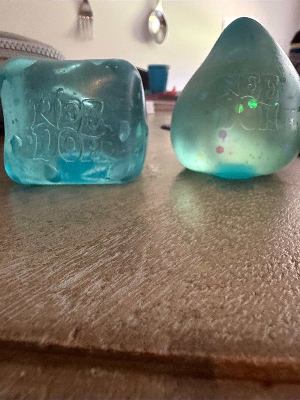 Official NeeDoh nice cube and dream drop! Both aqua, clean, smoke free home